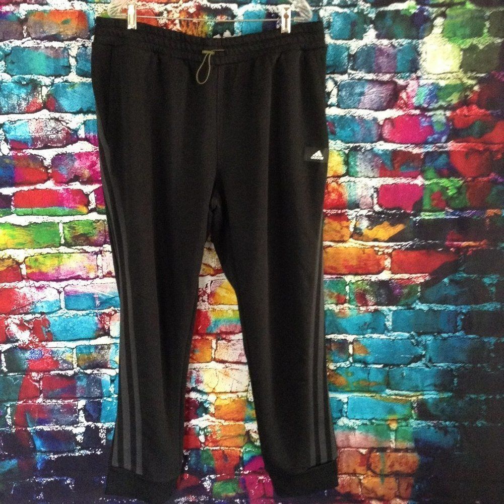 Nwt Adidas Sweatpants Size 2xl Black Primegreen Athleisure